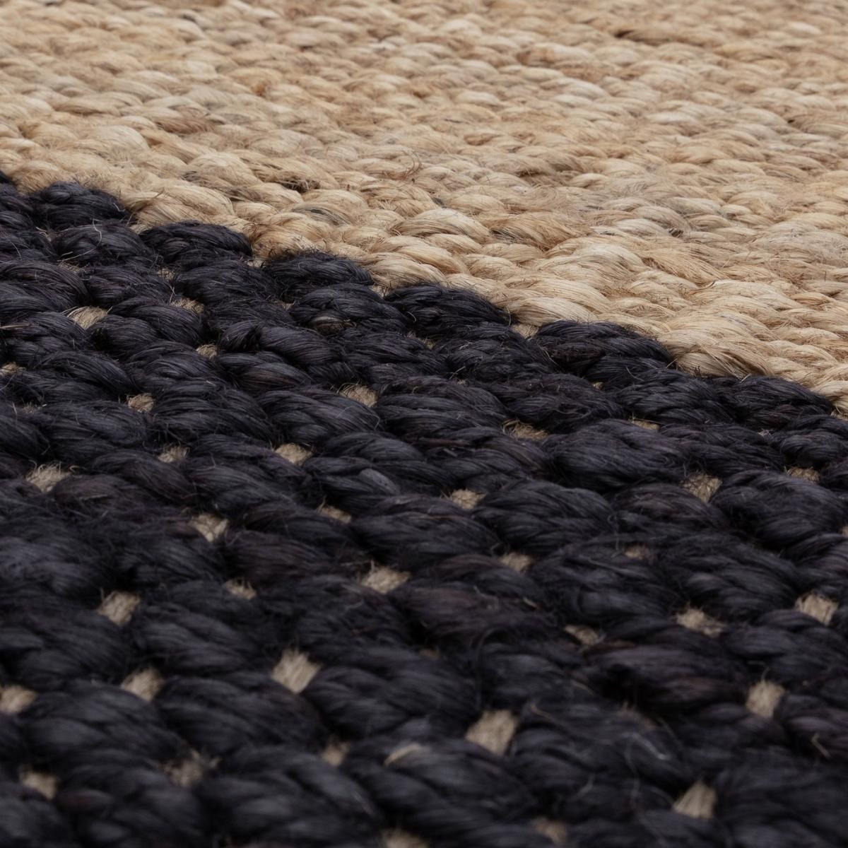 Asiatic Cedar Charcoal Jute Flatweave Rug - 170x120cm – image 5