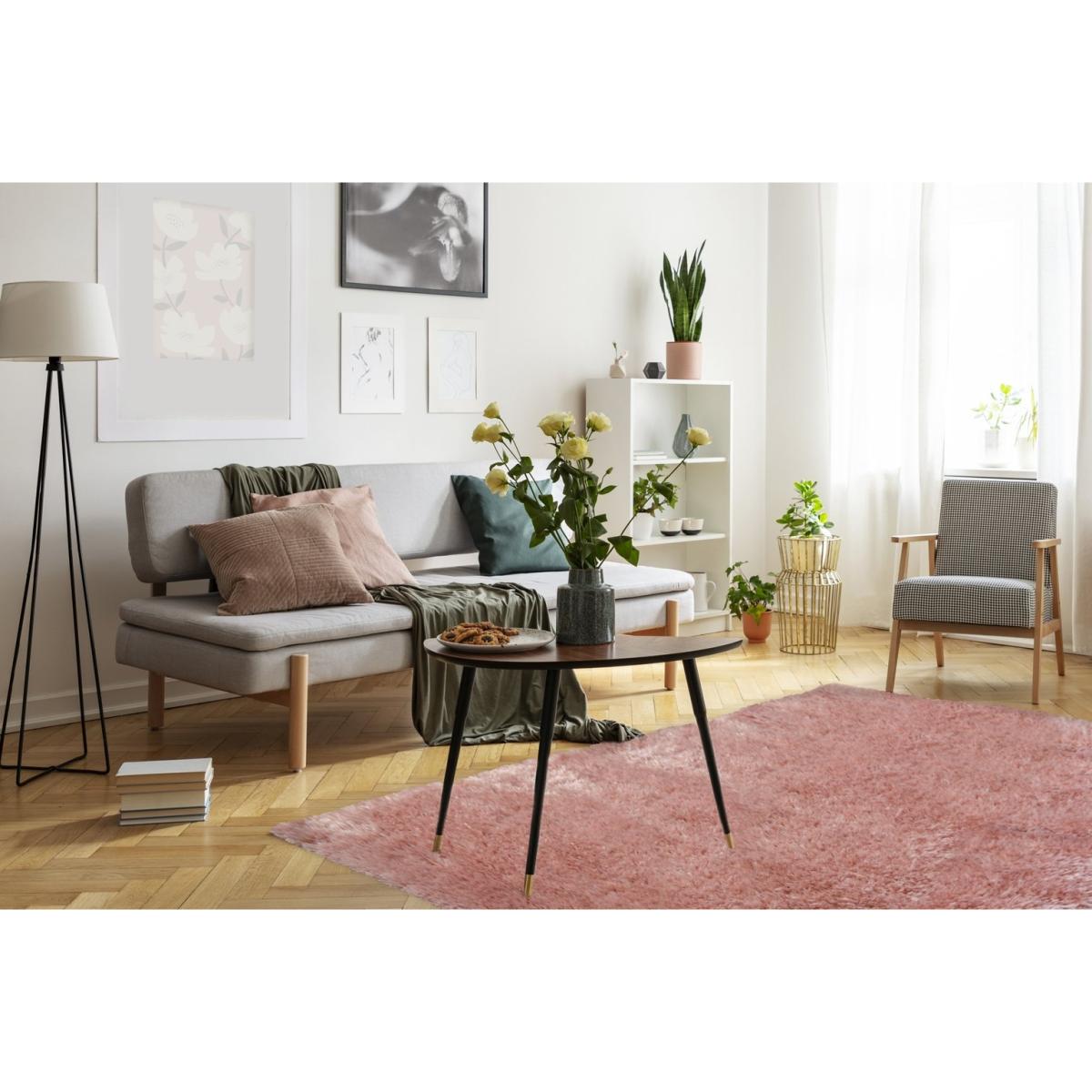 Habitat Supersoft Plain Blush Shaggy Rug - 230x160cm – image 6