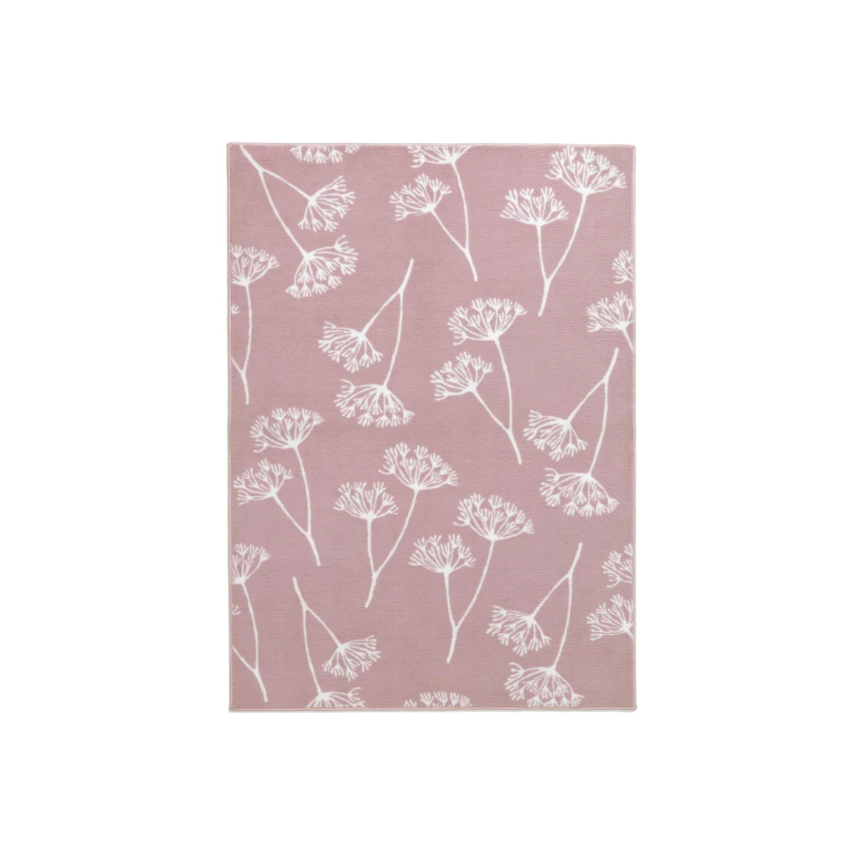 Habitat Cowparsley Floral Rug - 120x170cm - Blush