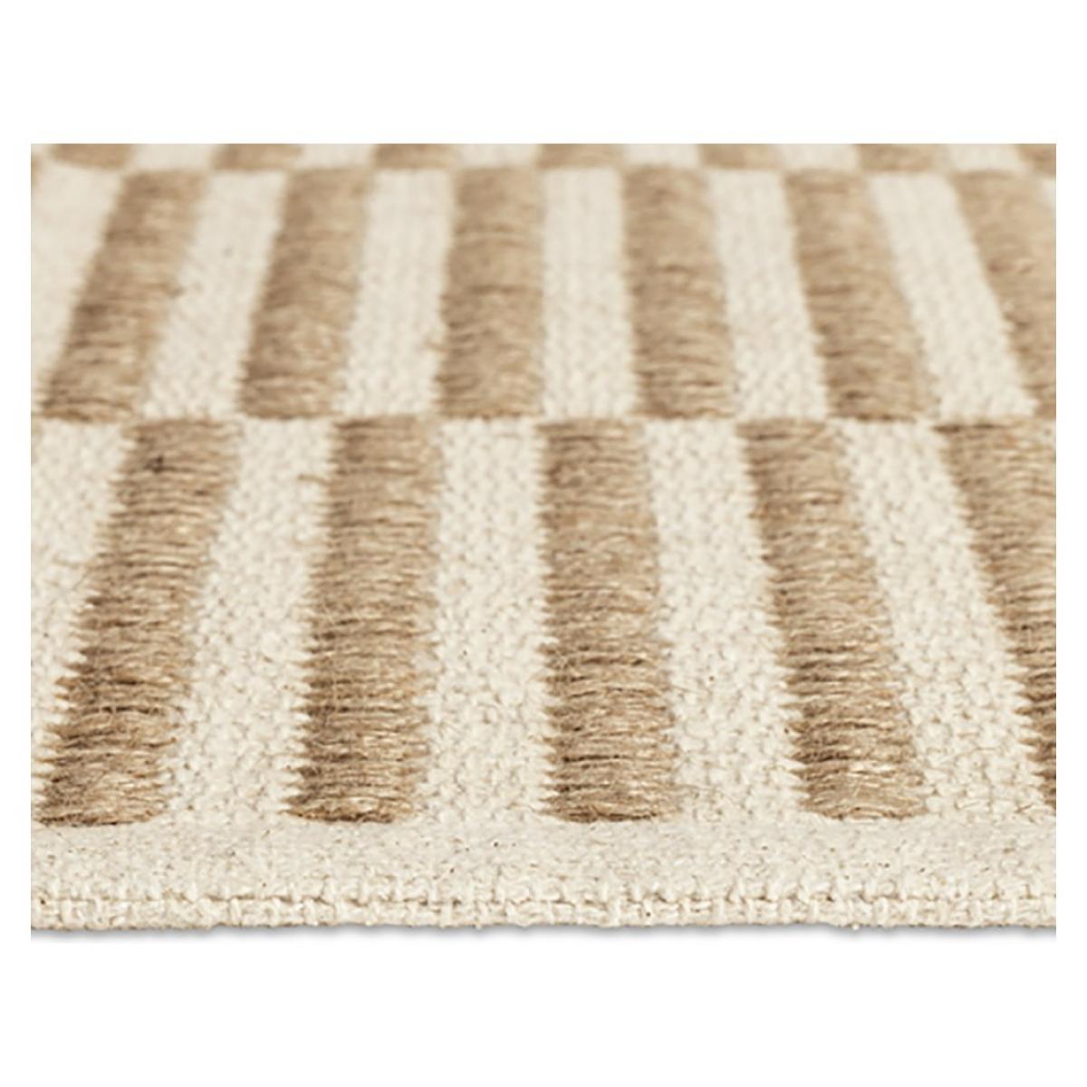 Habitat Modern Country Block Rug - 120x170 - Natural – image 2