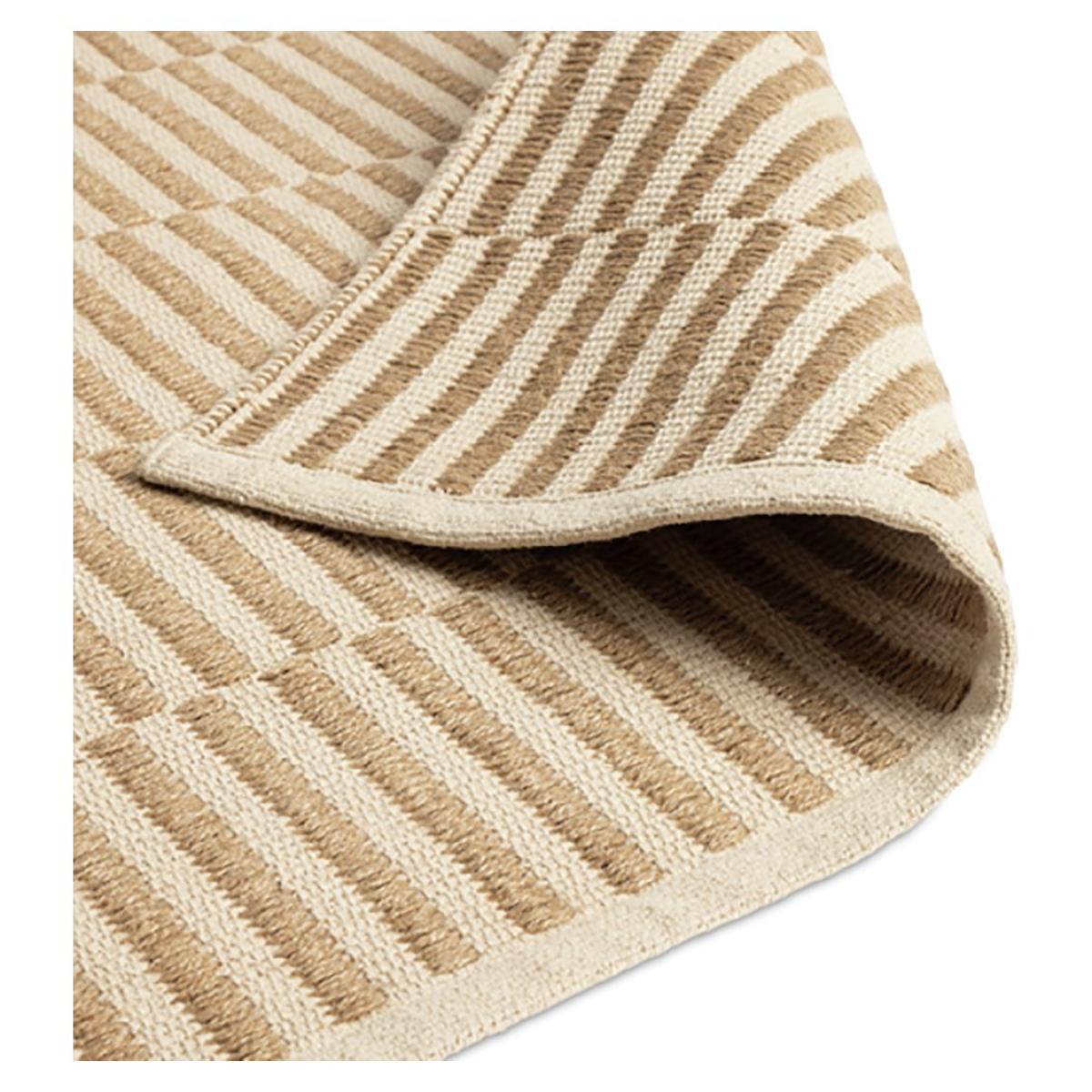 Habitat Modern Country Block Rug - 120x170 - Natural – image 4