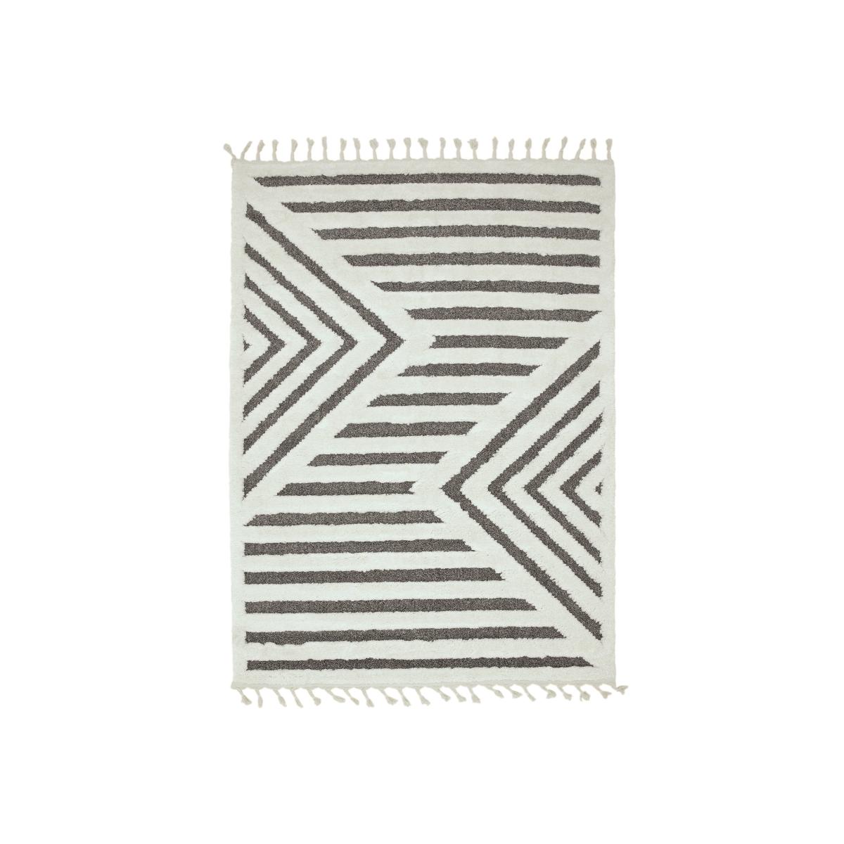 Asiatic Ariana Modern Rectangle Rug - 120x170cm - Grey Cream