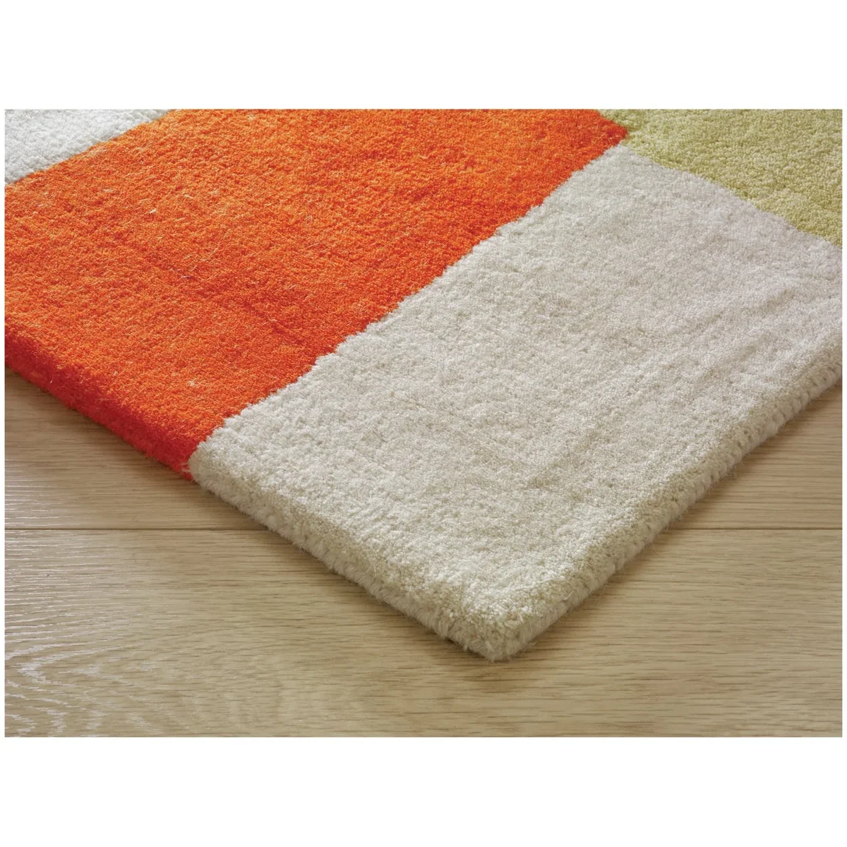 Habitat Quentin Wool Shaggy Rug - 140x200cm - Multicoloured – image 3
