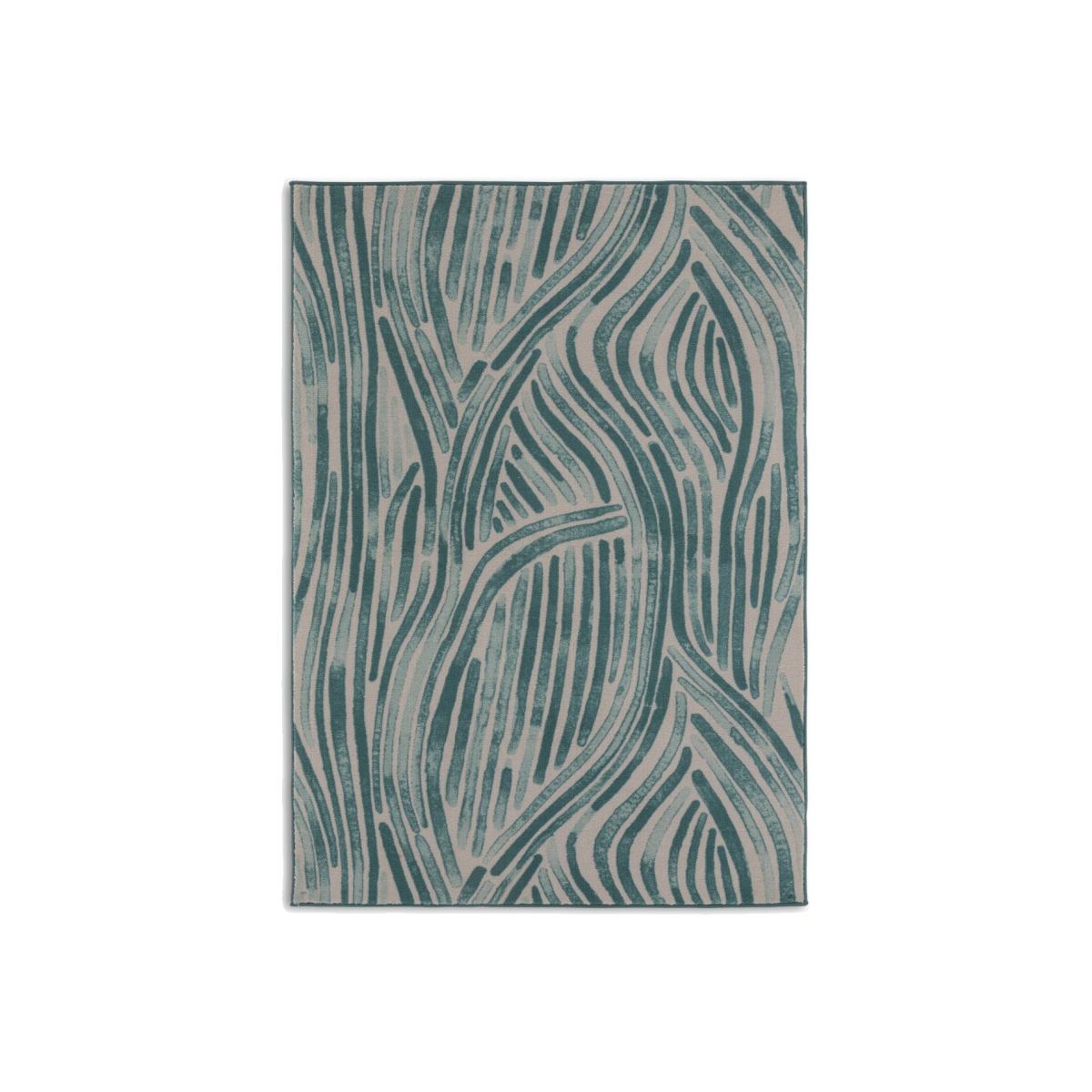 Habitat Herbalist Flatweave Rug - 120X170cm - Blue & White – image 1