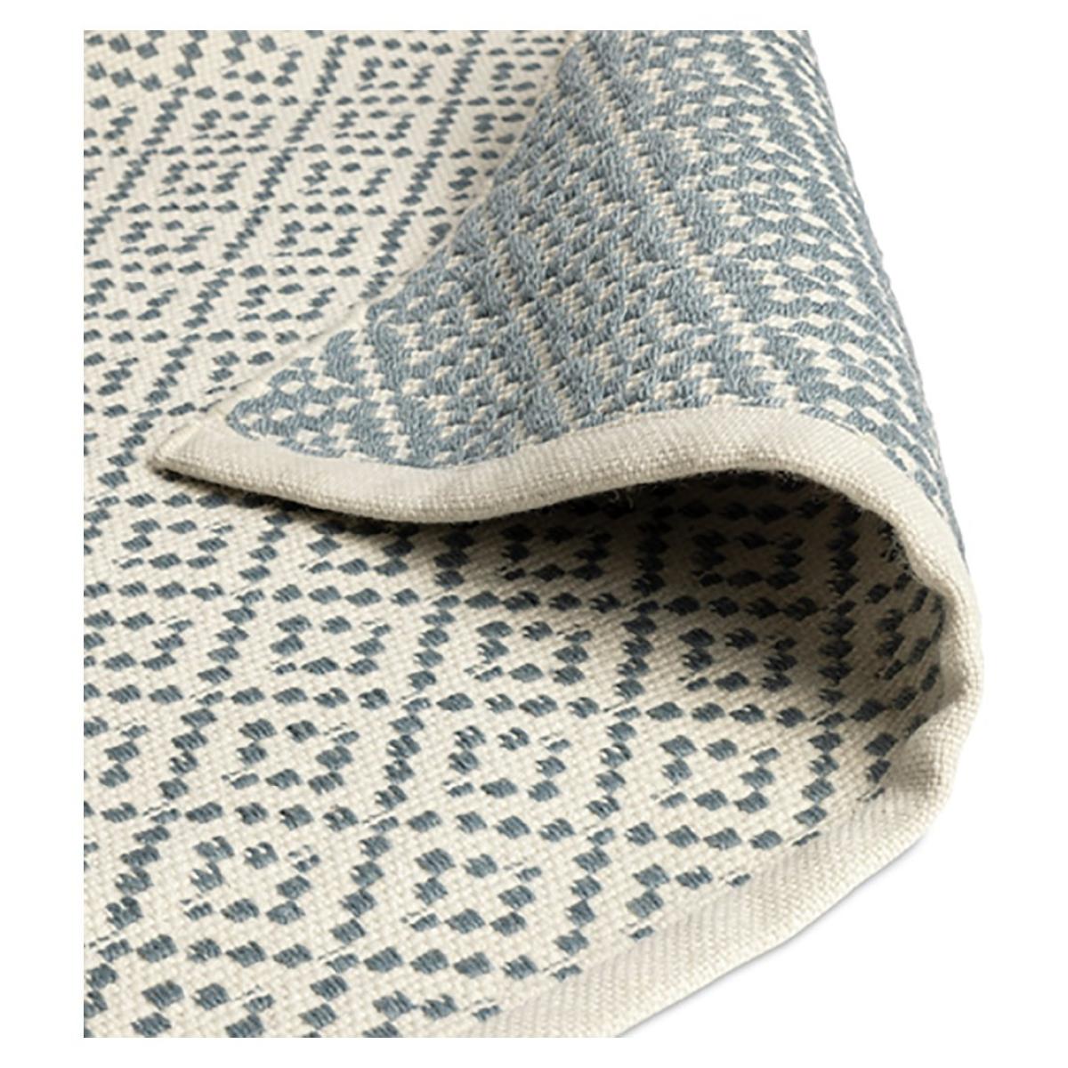 Habitat Modern Country Diamond Rug - 160x230cm - Blue – image 4