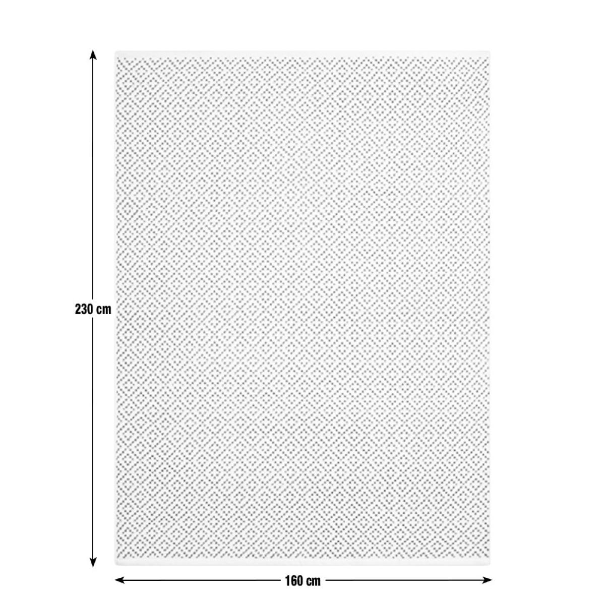 Habitat Modern Country Diamond Rug - 160x230cm - Blue – image 6