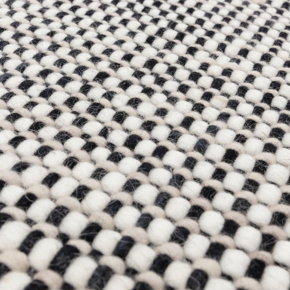 Asiatic Avalon Beige & Black Wool Flatweave Rug - 230x160cm – image 2