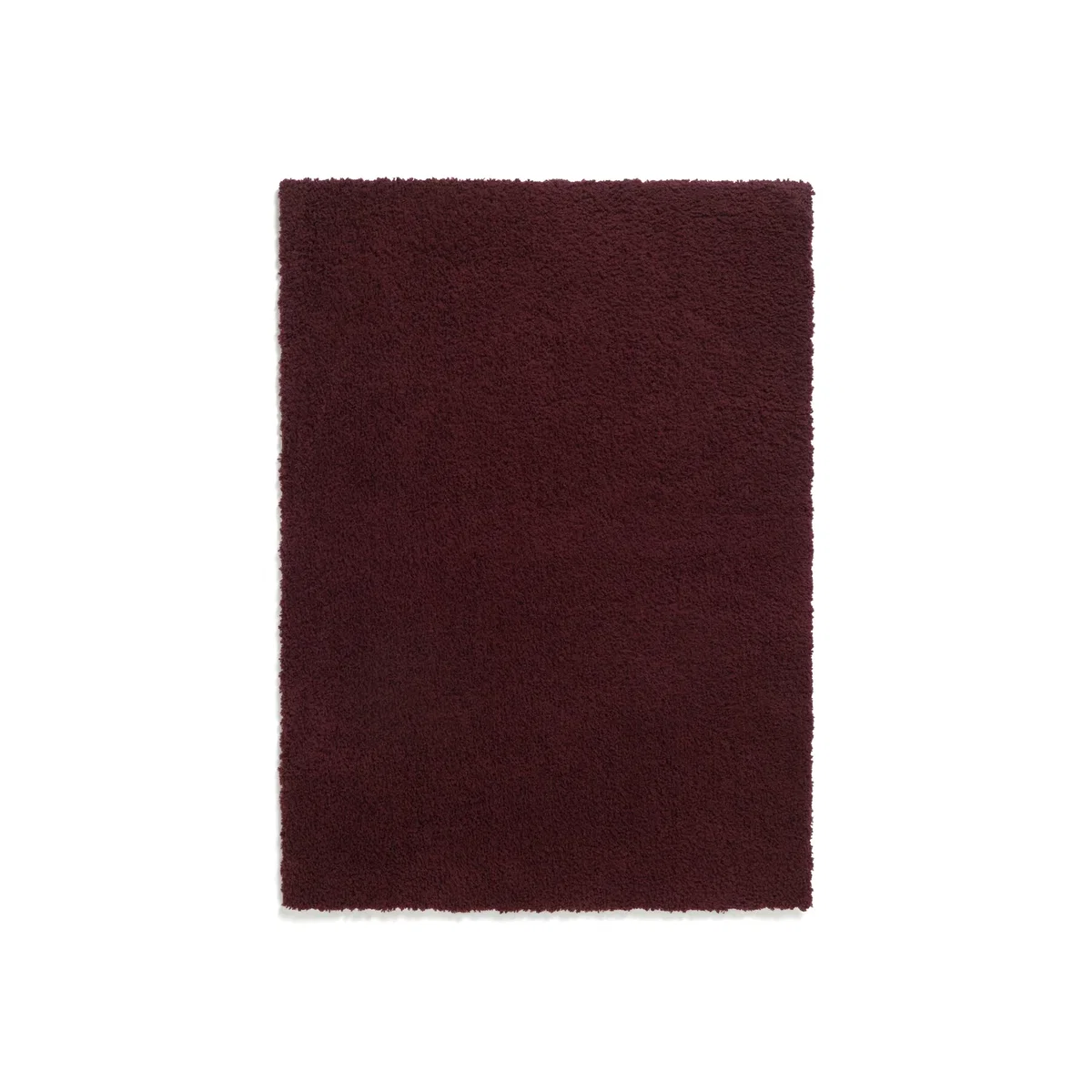 Habitat Recycled Cosy Plain Shaggy Rug - 80x150cm - Berry