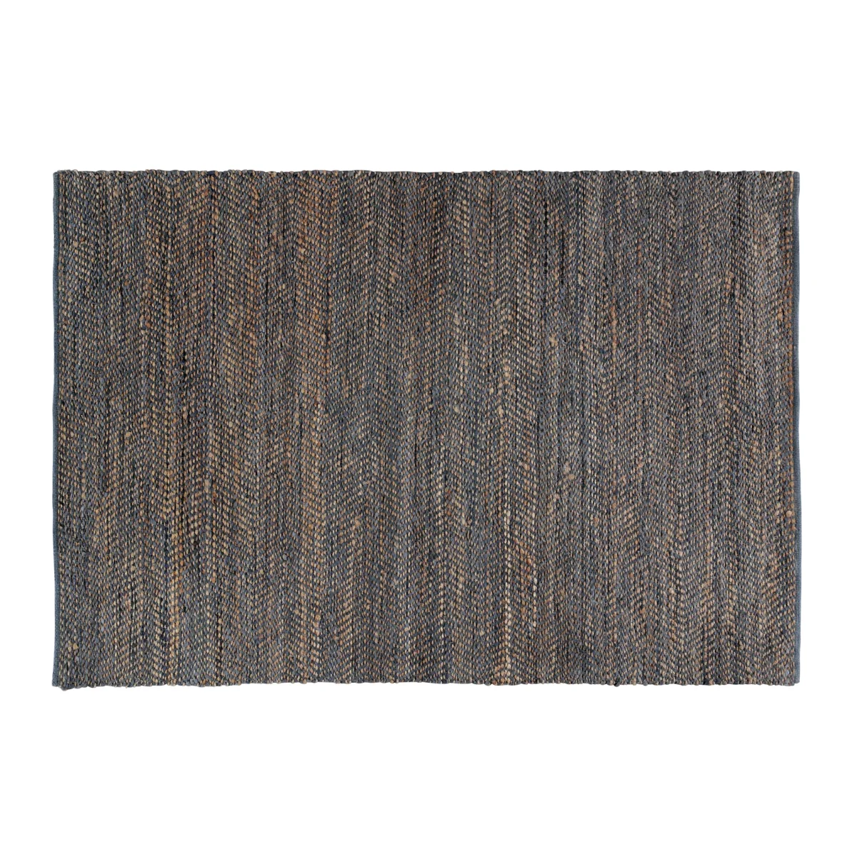 Habitat Hurley Cotton & Jute Flatweave Rug - 170x240cm -Grey