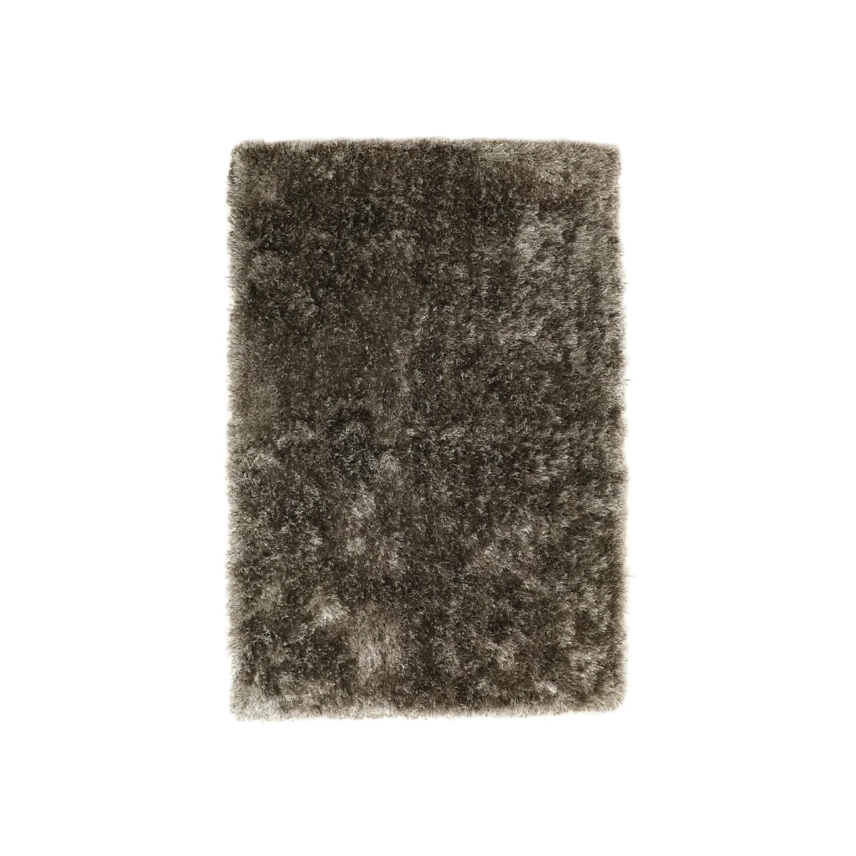 Habitat Luxury Plain Shagy Rug - 120x170cm - Dove Grey