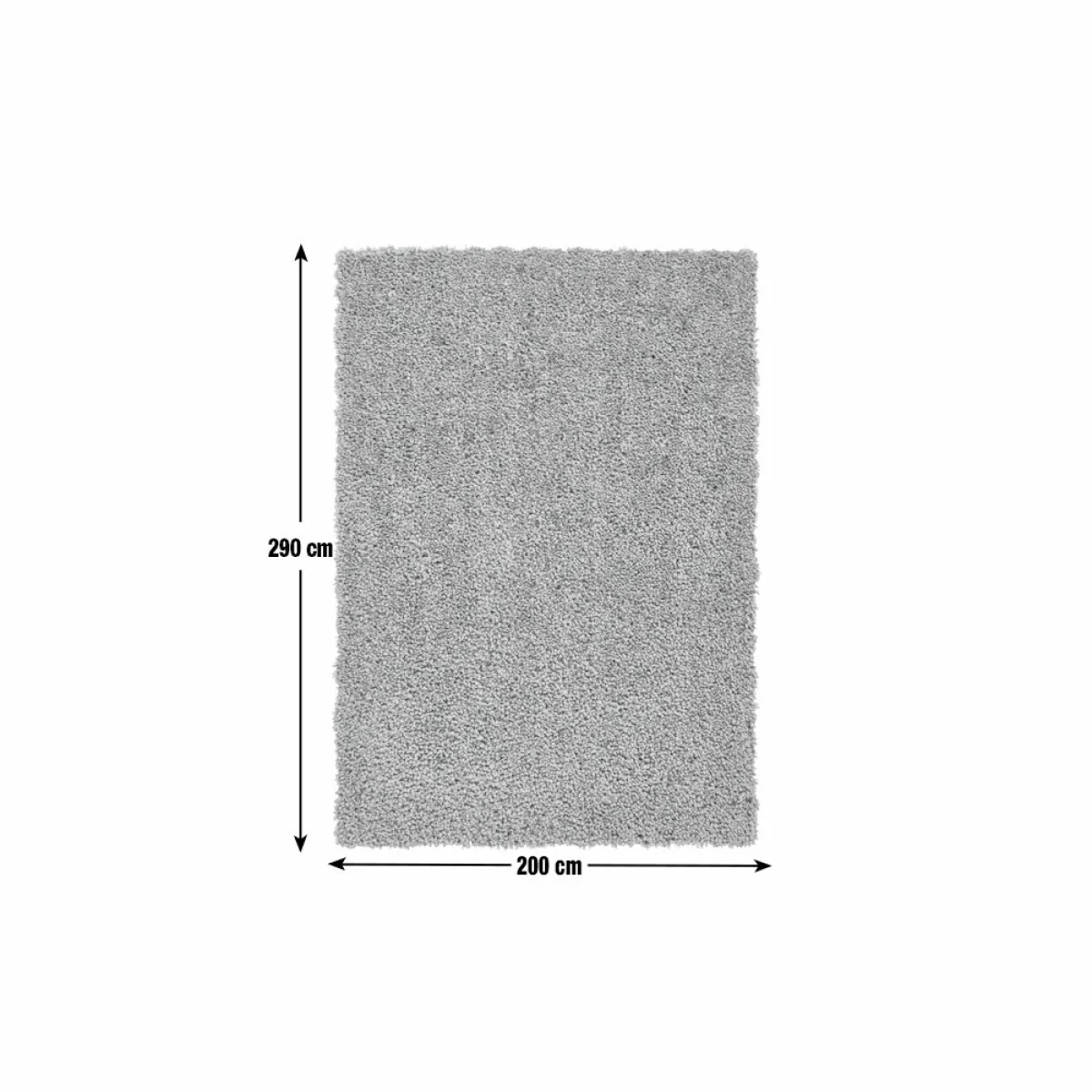 Habitat Noodle Flint Grey Rug - 200x290cm – image 7