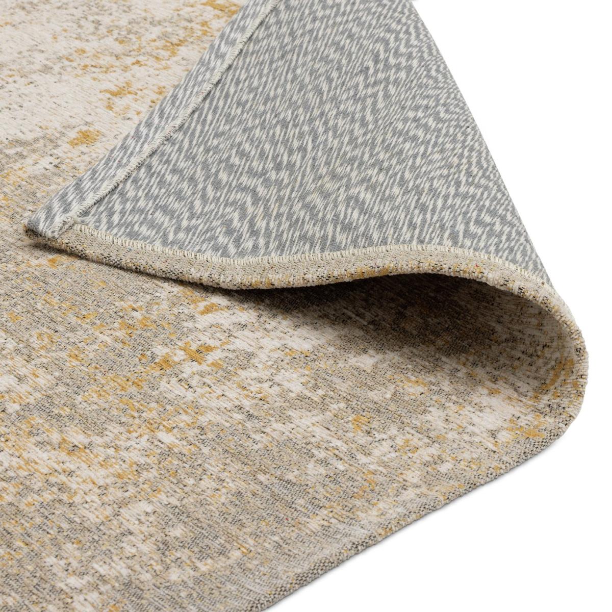Habitat Distressed Mirage Patterned Rug - Gold - 120x170cm – image 5