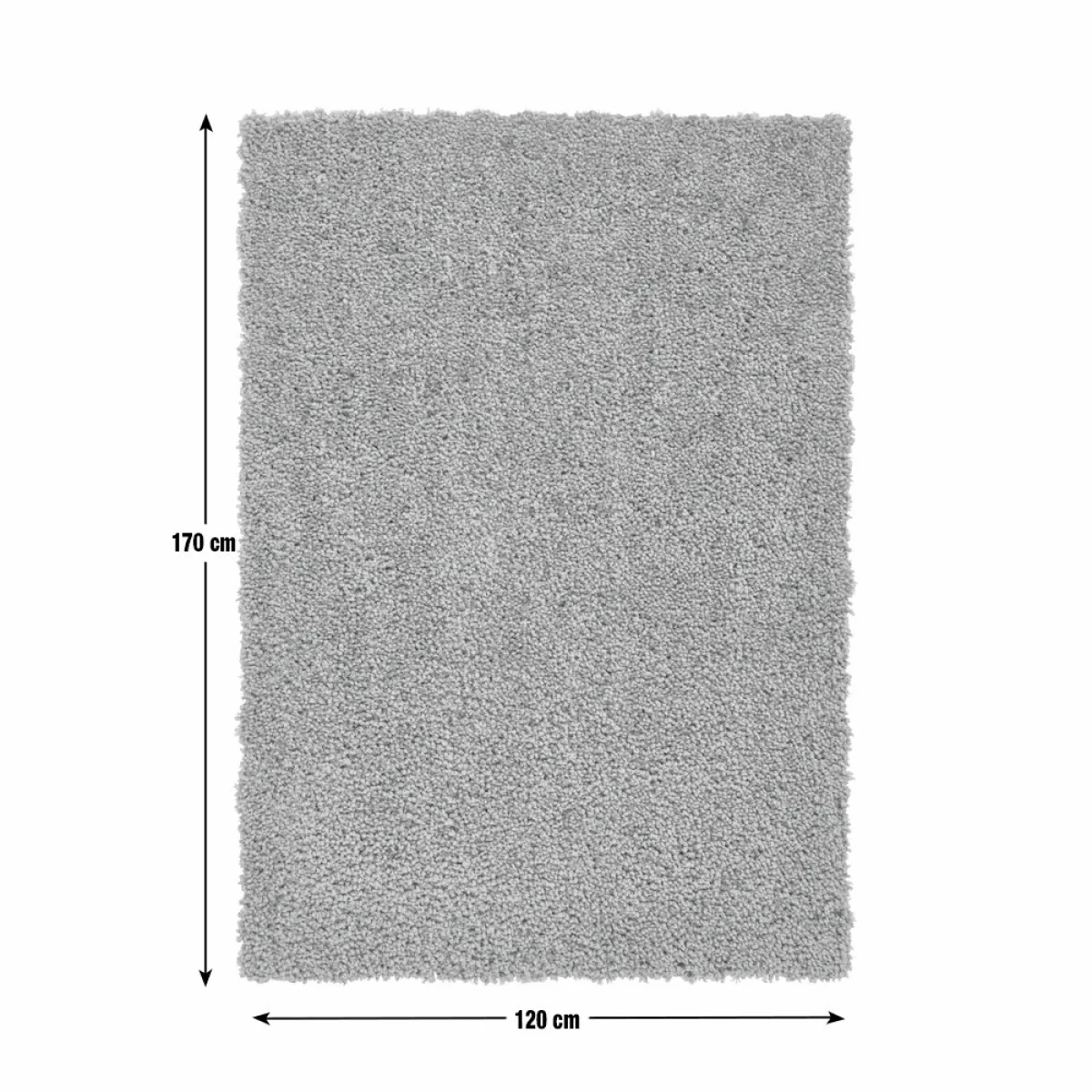 Habitat Noodle Flint Grey Rug - 120x170cm – image 7