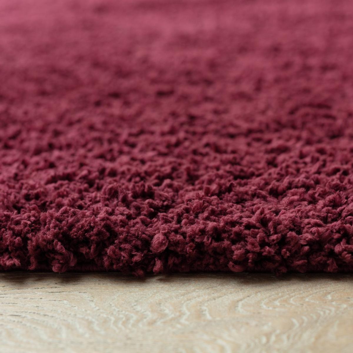 Habitat Recycled Cosy Plain Shaggy Rug -200x290cm - Berry – image 4
