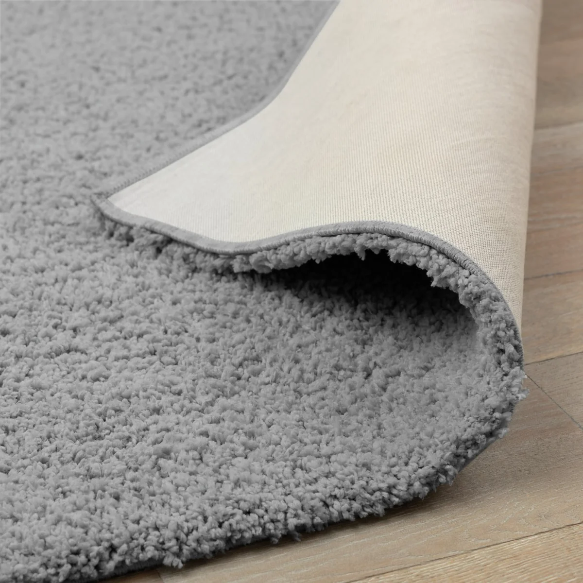 Habitat Recycled Cosy Plain Shaggy Rug - 80x150cm - Grey – image 5