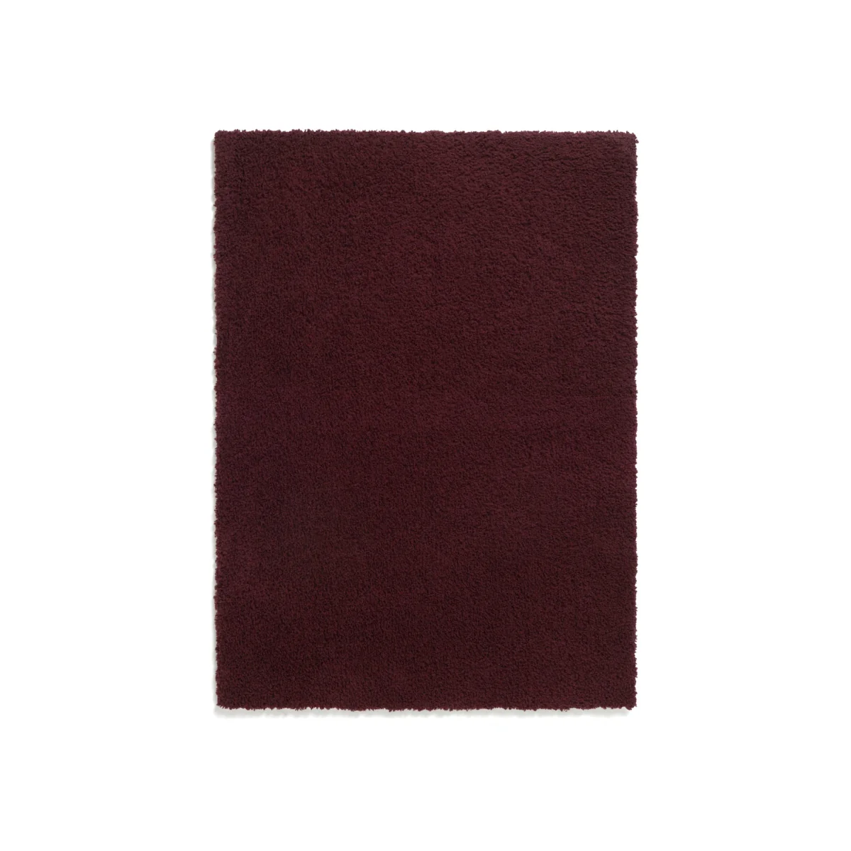 Habitat Recycled Cosy Plain Shaggy Rug - 120x170cm - Berry