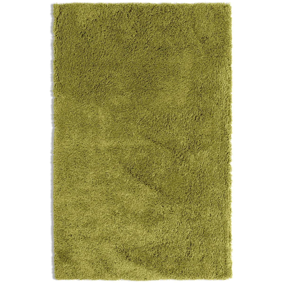 Habitat Noodle Shaggy Plain Rug - Olive - 160x230cm – image 2