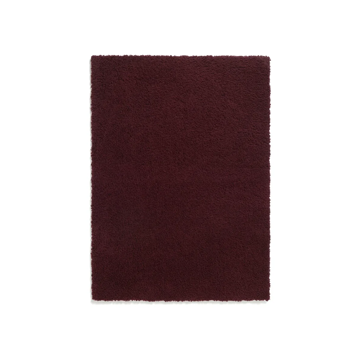 Habitat Recycled Cosy Plain Shaggy Rug - 160x230cm - Berry