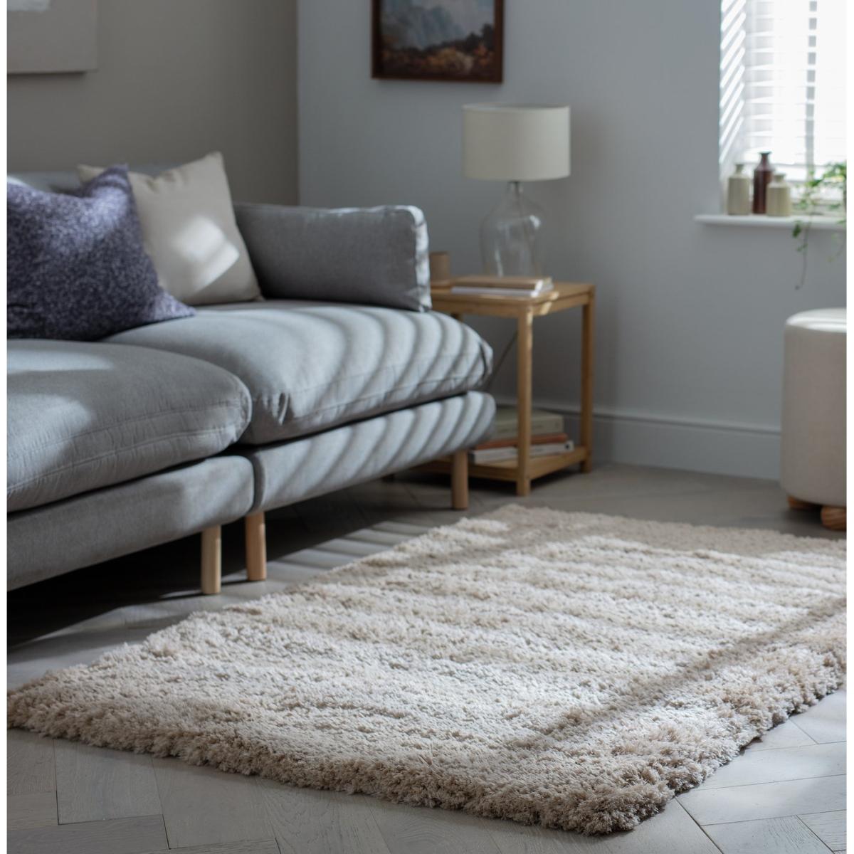 Habitat Airmaster Shaggy Rug - Sand - 160X230 – image 5