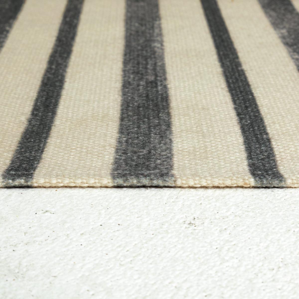 Habitat Grey Stripe Outdoor Rug – image 3
