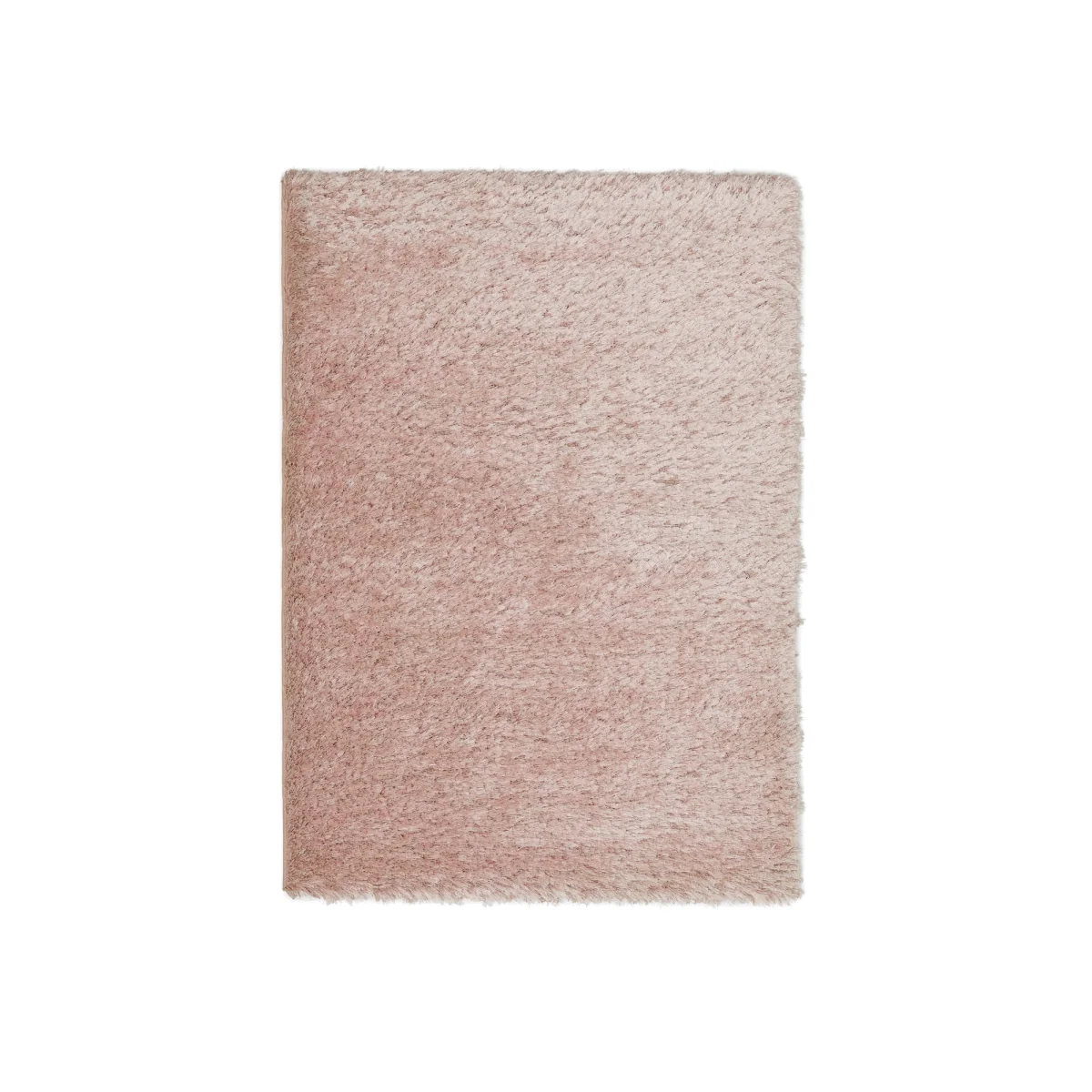 Habitat Luxury Plain Shaggy Rug - 120x170cm - Blush Pink