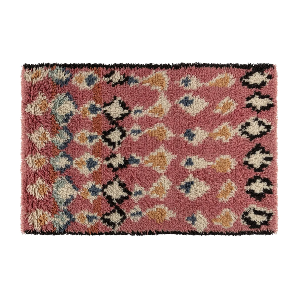 Habitat Savanna Flatweave Wool Rug - 120 x 180cm - Pink