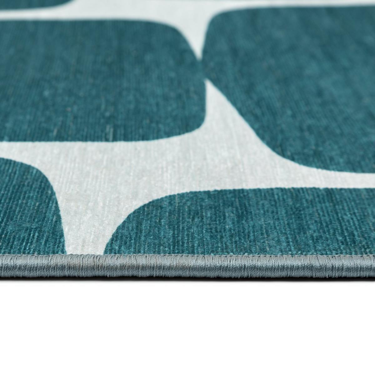 Habitat x Scion Lohko Printed Rug - 160 x 230cm -Teal – image 5