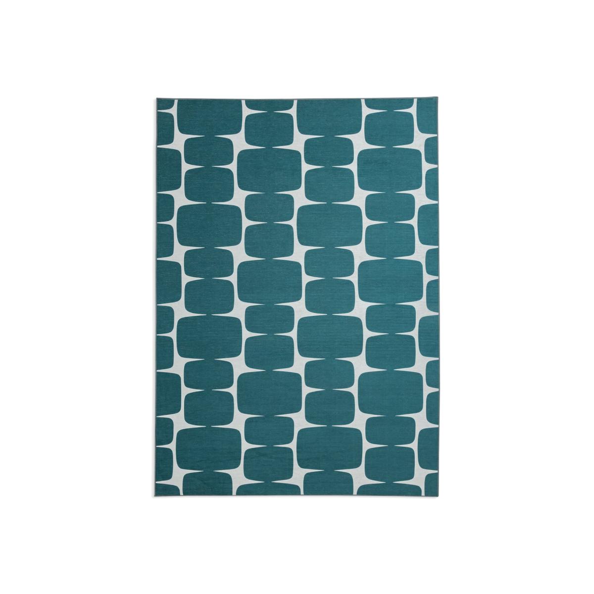 Habitat x Scion Lohko Printed Rug - 160 x 230cm -Teal – image 1