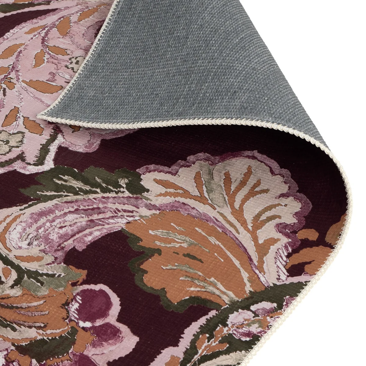 Habitat Paisley Printed Red Flatweave Rug - 120x170cm – image 5
