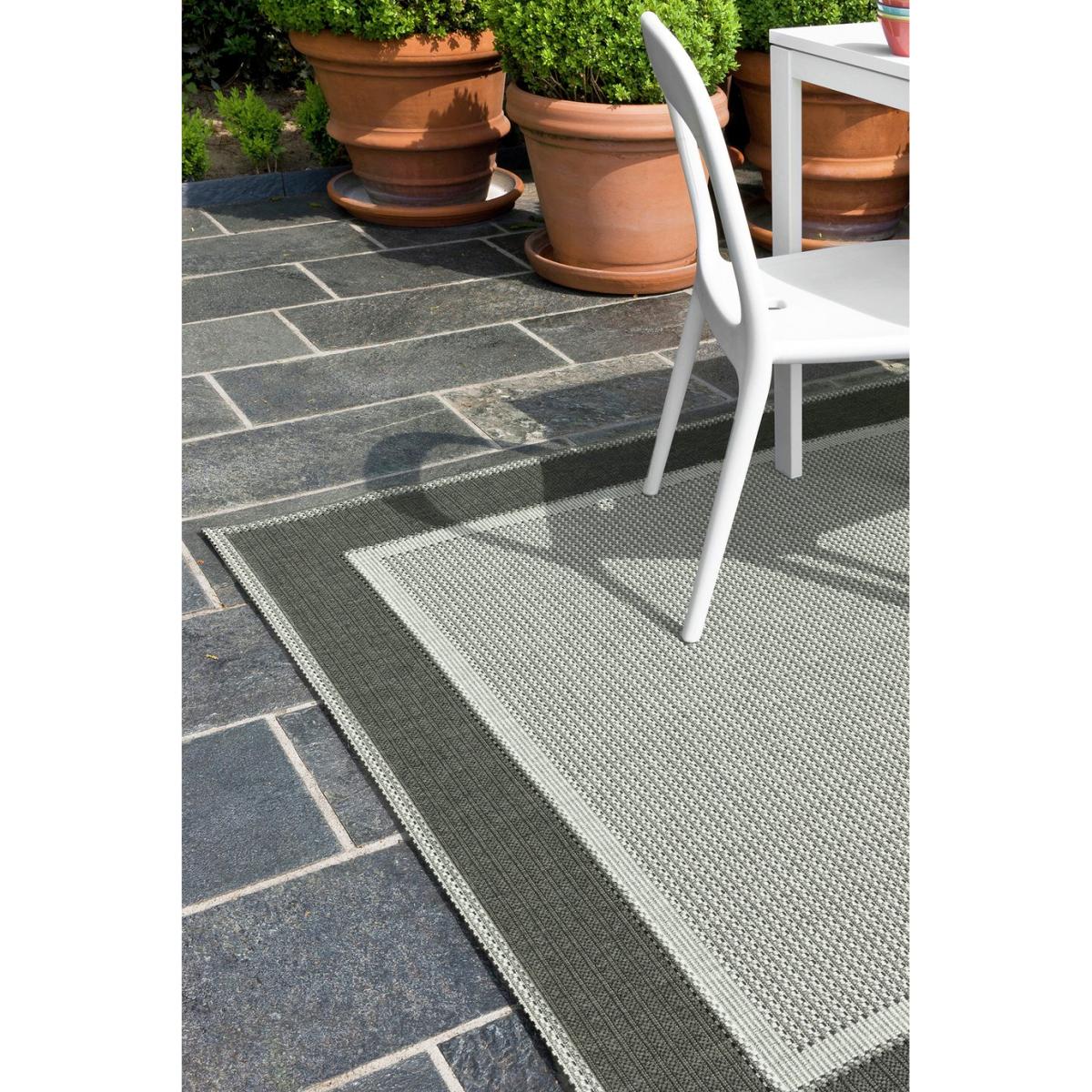 Solstice Grey Indoor Outdoor Rug – image 3