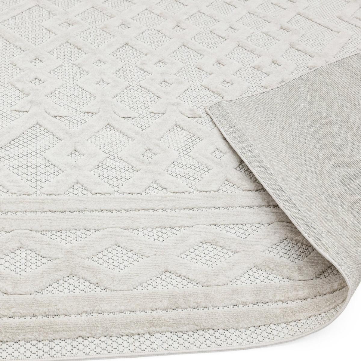Asiatic Salta Geometric In & Outdoor Rug - 120x170cm - Cream – image 5