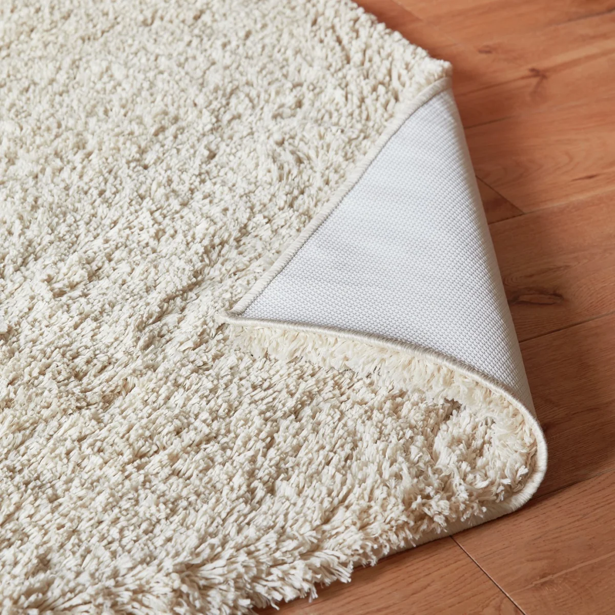 Habitat Recycled Cosy Plain Shaggy Rug - 80x150cm - Ivory – image 5