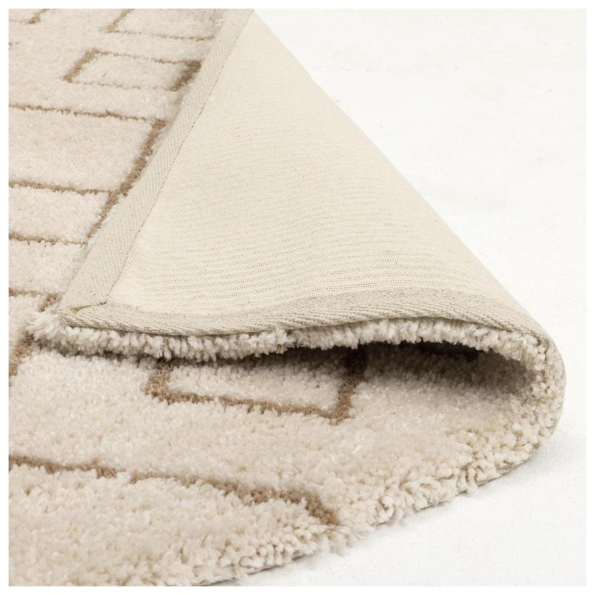 Habitat Diamond Tufted Rug - 120x170cm - Natural – image 4