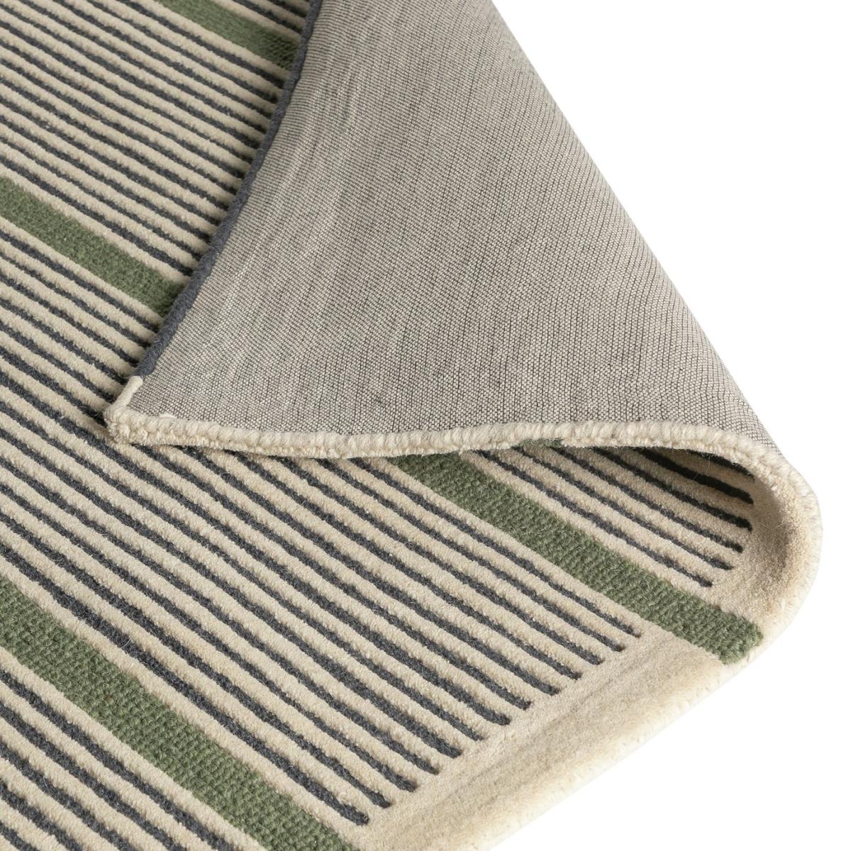 Habitat Industrial Stripe Green Cut Pile Rug - 170x120cm – image 5