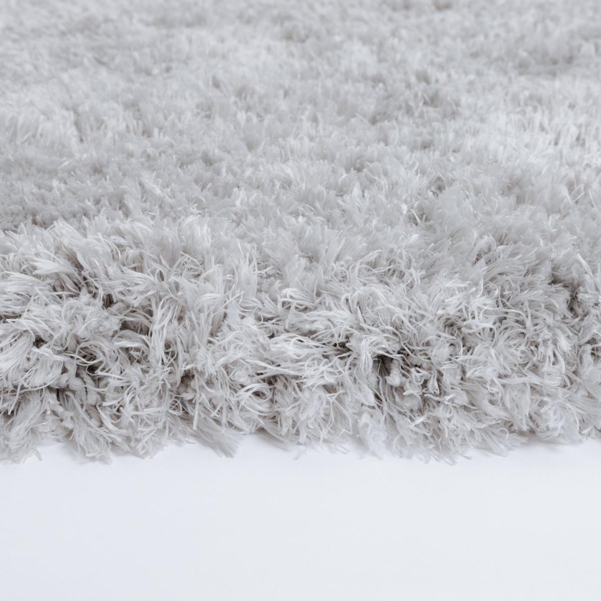 Habitat Airmaster Plain Silver Shaggy Rug - 170x120cm – image 2