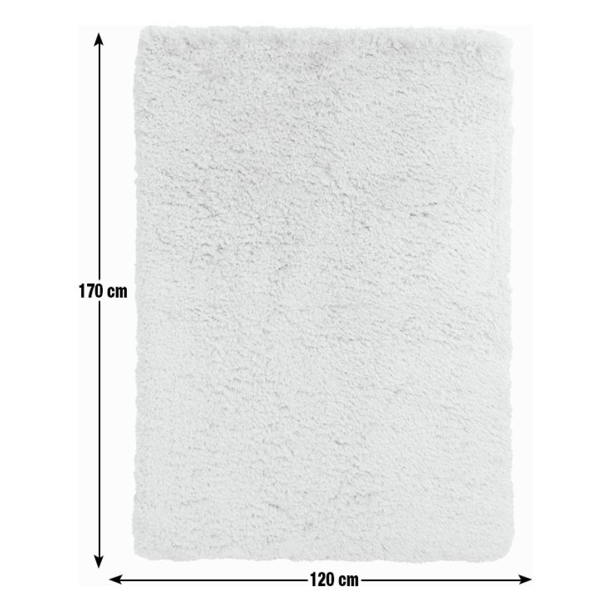Habitat Airmaster Plain Silver Shaggy Rug - 170x120cm – image 6