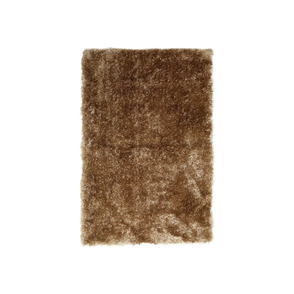 Habitat Luxury Plain Shaggy Rug - 160x230cm - Gold