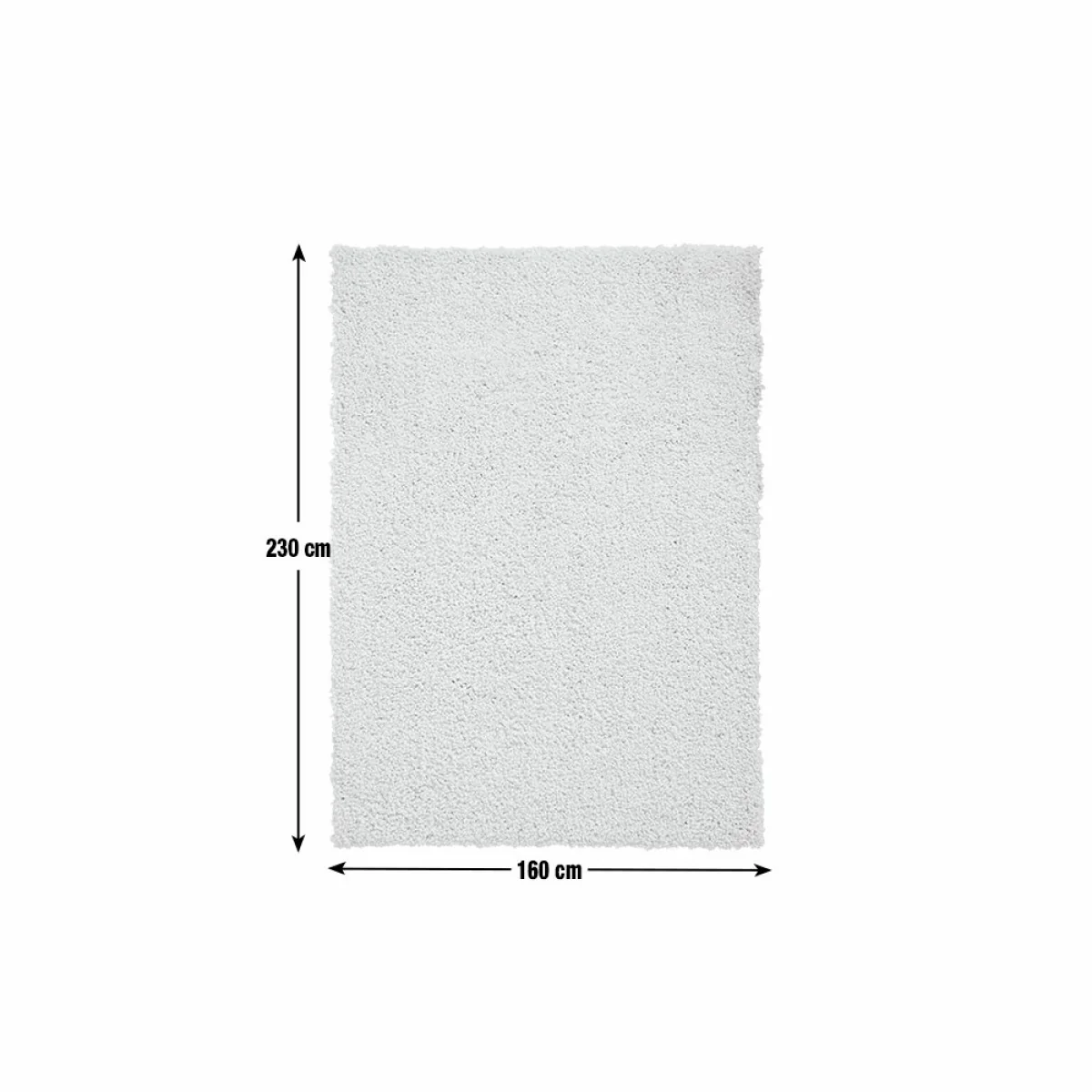 Habitat Noodle Cream Rug - 160x230cm – image 7