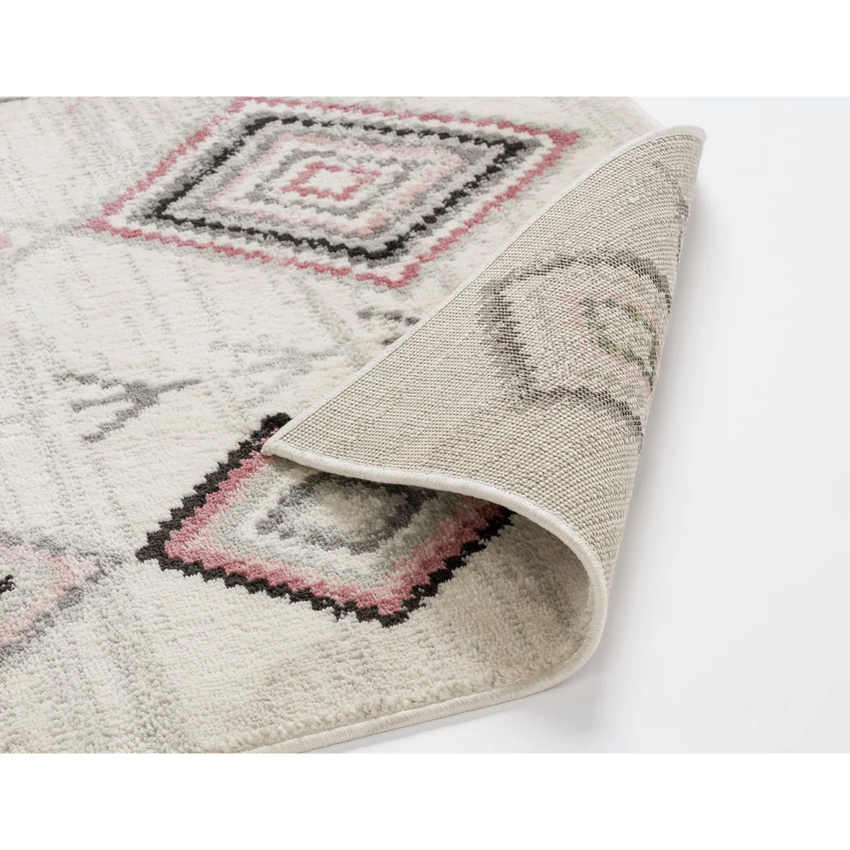 Habitat Colorado Berber Cut Pile Rug - 120x170cm -Blush Pink – image 5