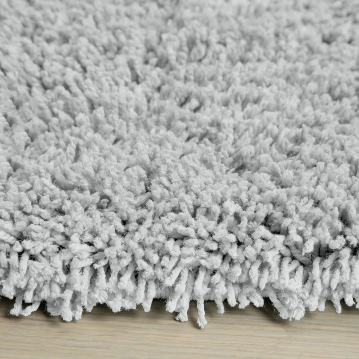 Habitat Noodle Shaggy Plain Rug - Grey - 120x170cm – image 4