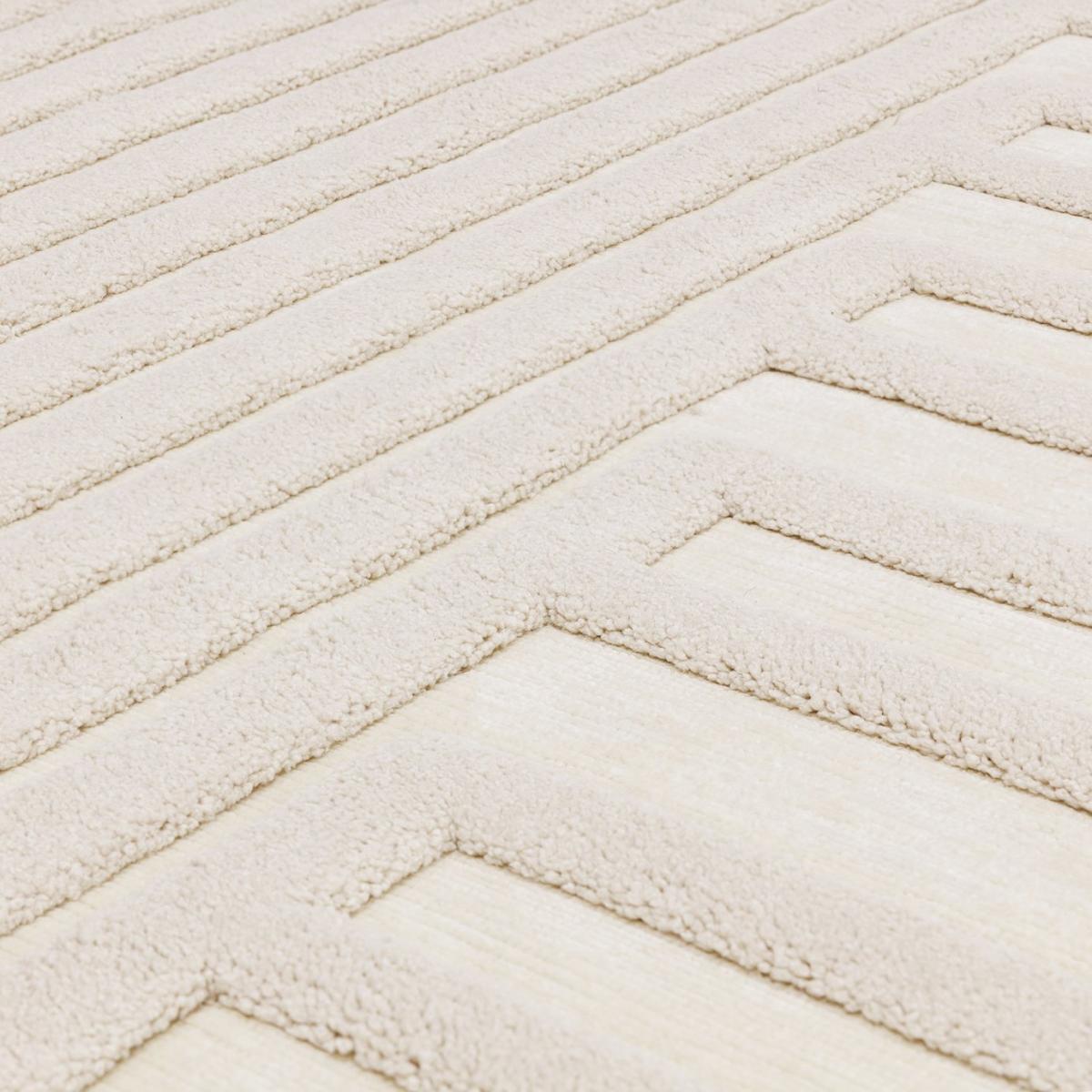 Asiatic Valley Ivory Cut Pile Rug - 170x120cm – image 2