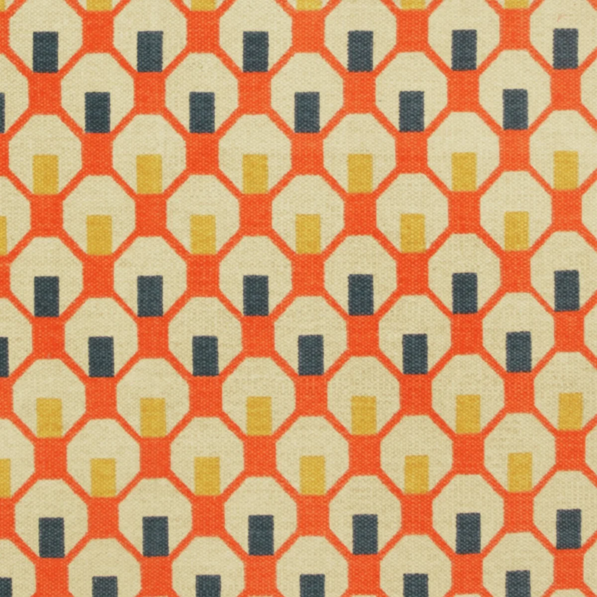 Habitat Octo Flatweave Cotton Rug - Orange - 120x180cm – image 3