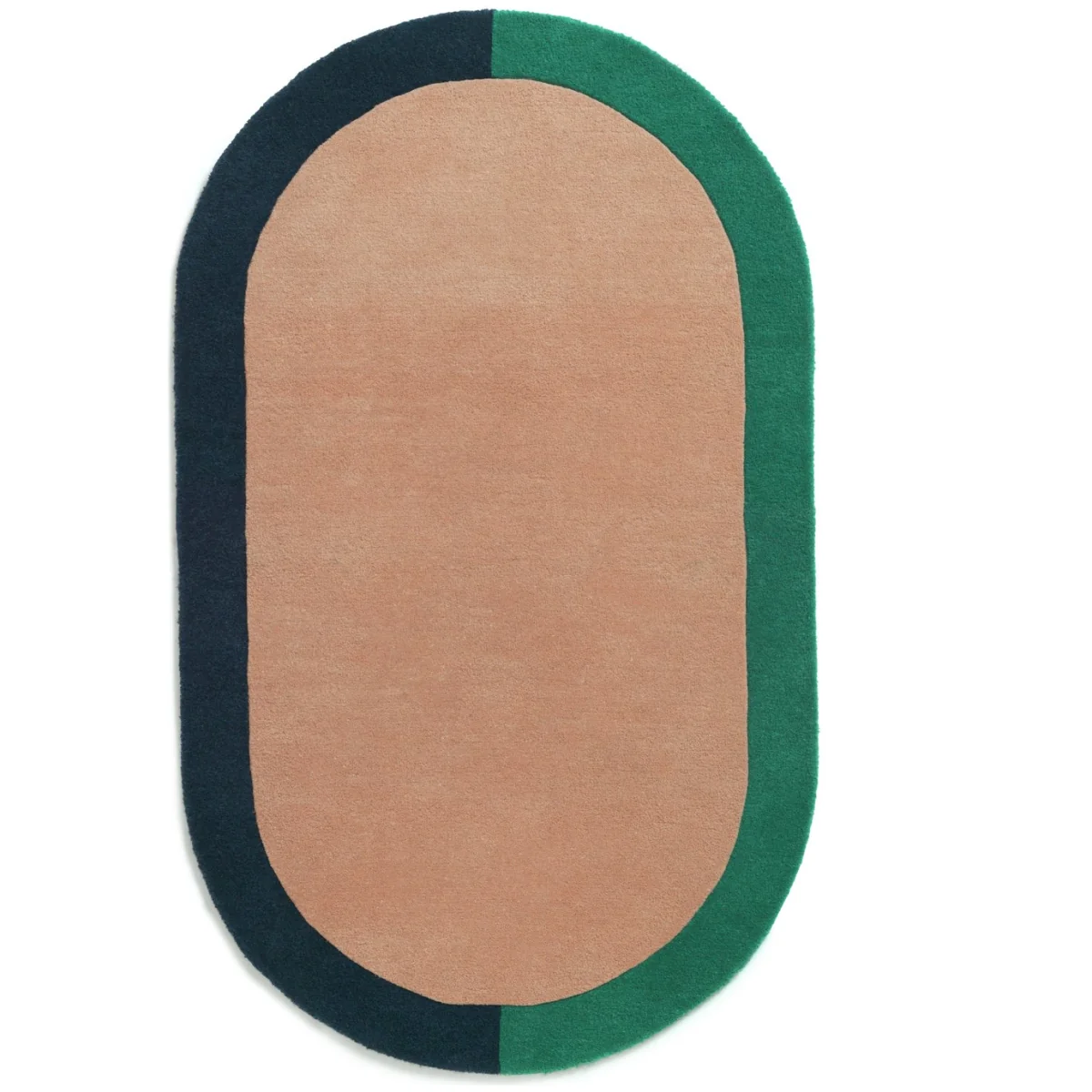Habitat Studio Oval Flatweave Wool Rug - Multi - 100x170cm – image 2