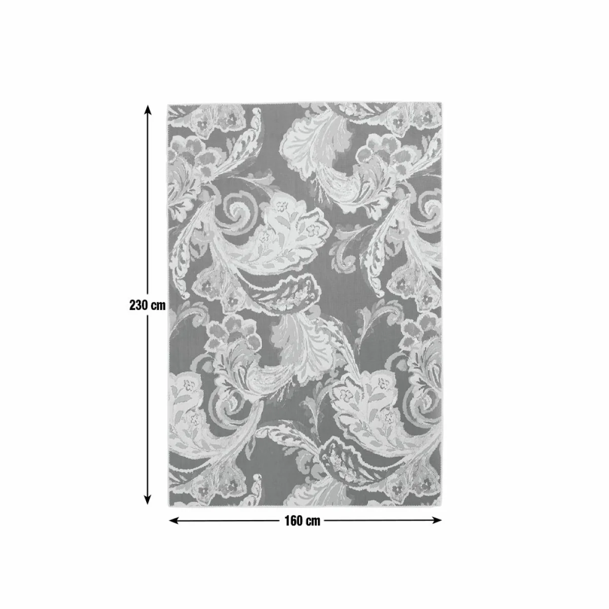 Habitat Paisley Printed Red Flatweave Rug - 160x230cm – image 6
