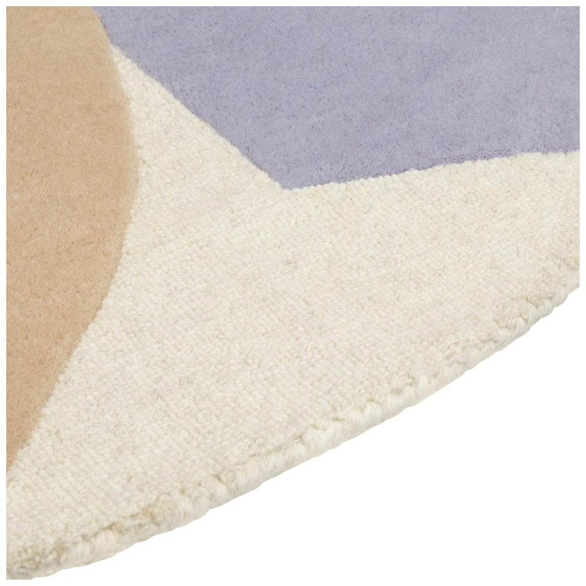Habitat Geometric Circle Cut Pile Rug - 120x120cm - Multi – image 5
