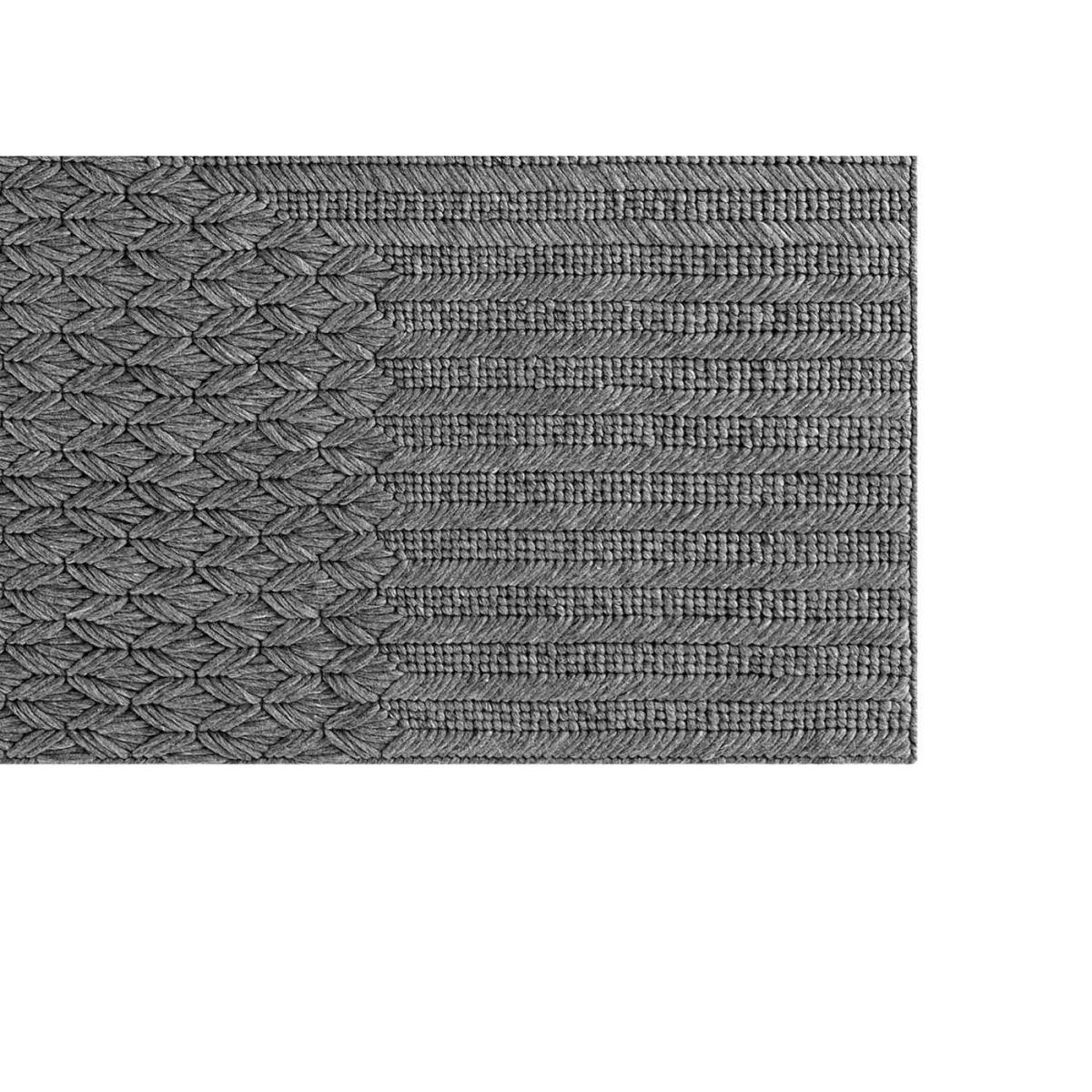 GAN Chaddar Rug Charcoal 175 x 235cm - Heal's UK Furniture – image 3