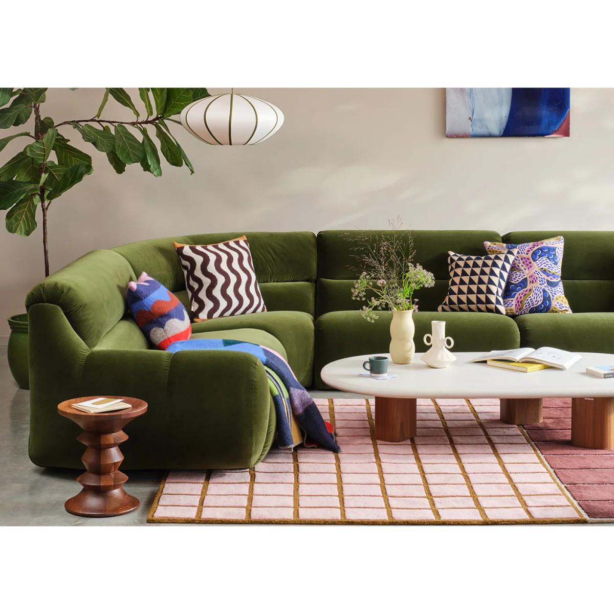 Heal's Baden Pink Rug – image 5