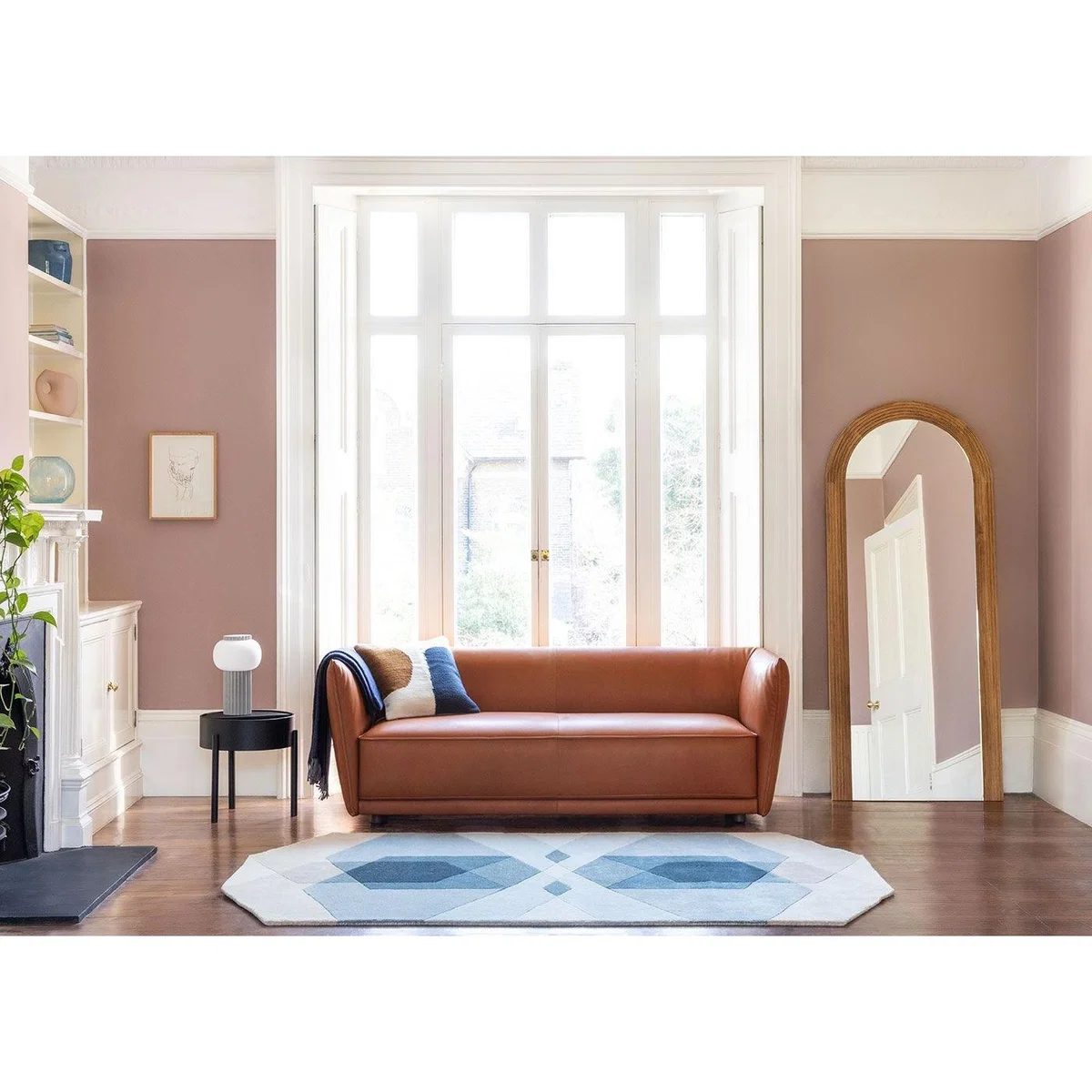 Linie Design Reflect Rug Dark Blue 200 x 300cm - Heal's UK Furniture – image 2