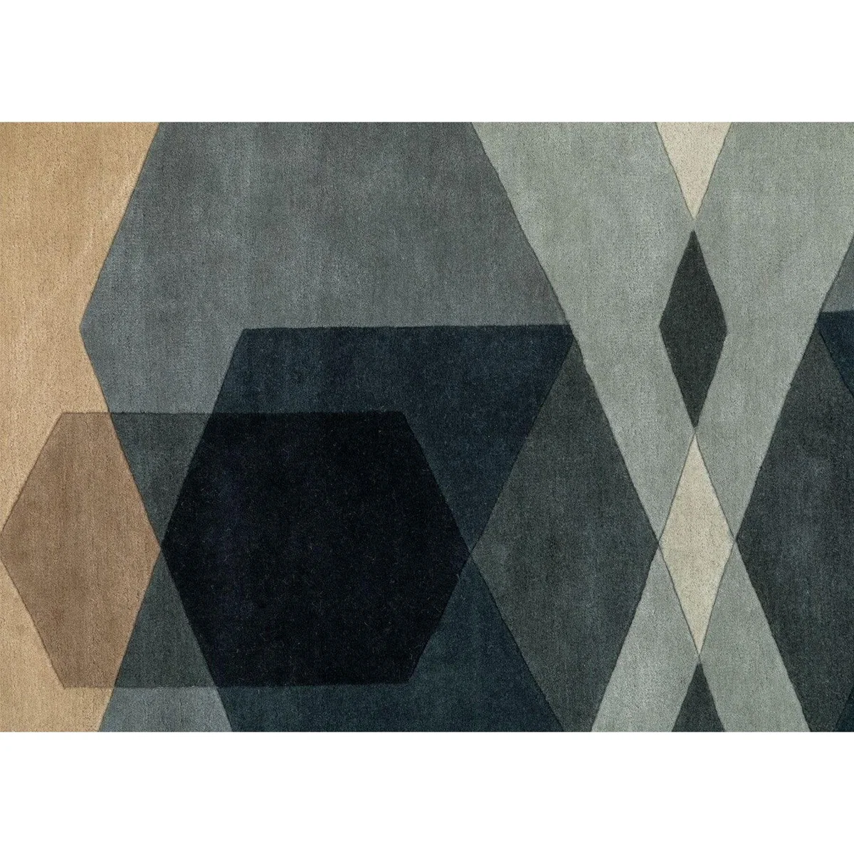 Linie Design Reflect Rug Dark Blue 200 x 300cm - Heal's UK Furniture – image 3