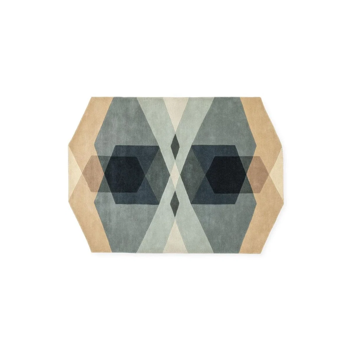 Linie Design Reflect Rug Dark Blue 200 x 300cm - Heal's UK Furniture – image 4